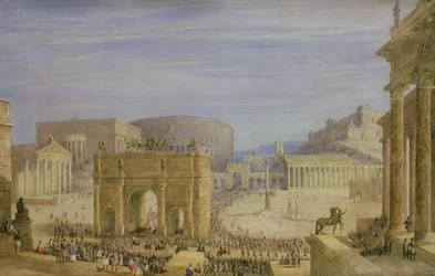 Forum Romanum (wc på papir)